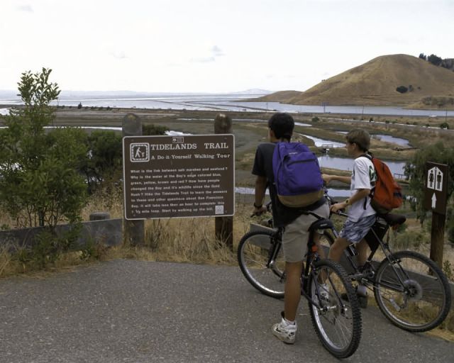 Biking at San Francisco Bay NWR Picture
