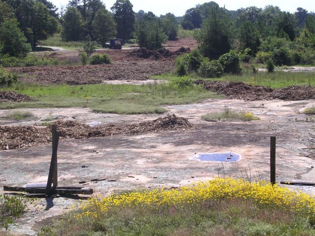 Destruction of granite outcrop habitat Picture