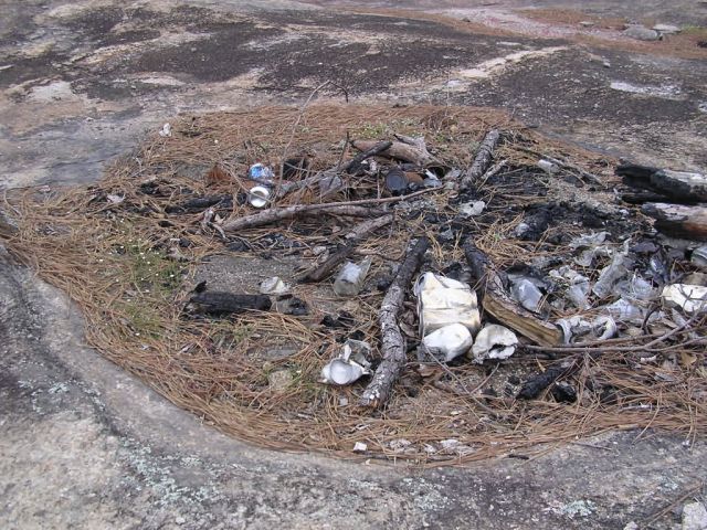 Granite outcrop, habitat destruction Picture