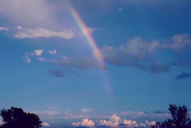 Rainbow At El Morro National Monument Picture
