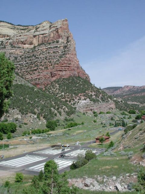 View of Jones Hole National Fish Hatchery, Utah Picture