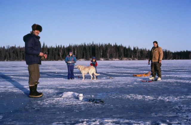 WO 5502 Ice Fishing Kenai NWR Picture