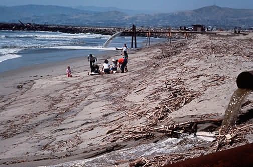 Dredge Spoil Discharge Picture