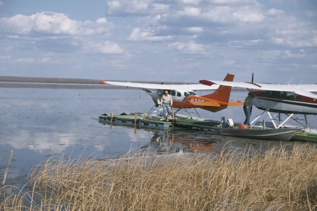 WO5769 Float Plane, N.A. Waterfowl Survey, Picture