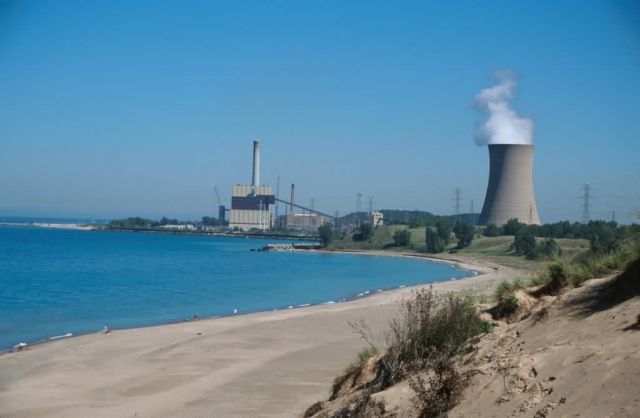 NIPSCO Coal Power Plant Cooling Tower Picture
