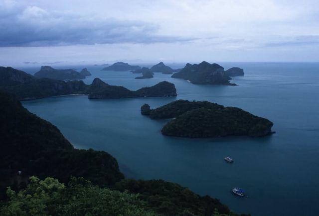 An aerial view of Mu Ko Ang Thong (Marine) National Park Picture