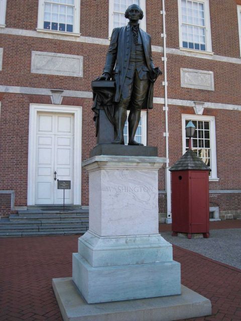 Gravestone of Benjamin and Deborah Franklin at cemetery at Independence National Historic Park Picture