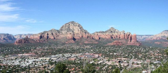 The city of Sedona. Picture