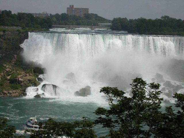 The American Falls of Niagara Falls viewed from Canada Picture