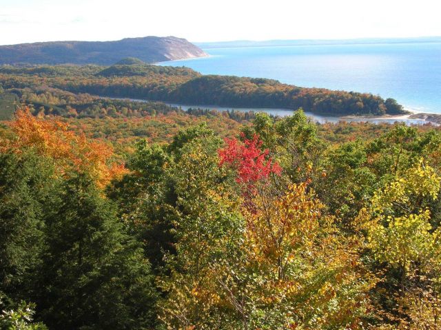 North Bar Lake Overlook Trail in the fall Picture