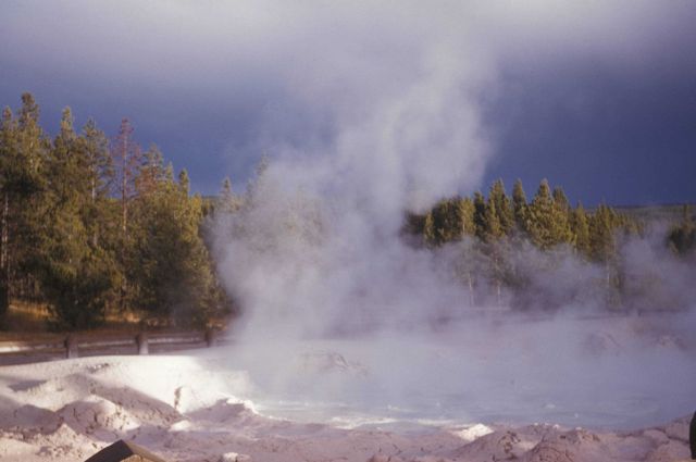 Hot springs at Yellowstone National Park Picture