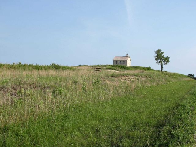 Lower Fox Creek School in the Tallgrass Prairie National Preserve Picture