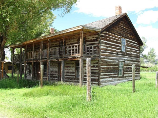 Robber's Roost, a roadhouse which was the hangout for Montana's most notorious criminal gang - the 
