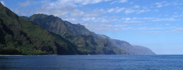 A scene along the rugged Na Pali coast Picture