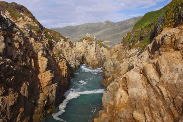 One of the numerous granite rock canyons for which Granite Canyon was named Picture