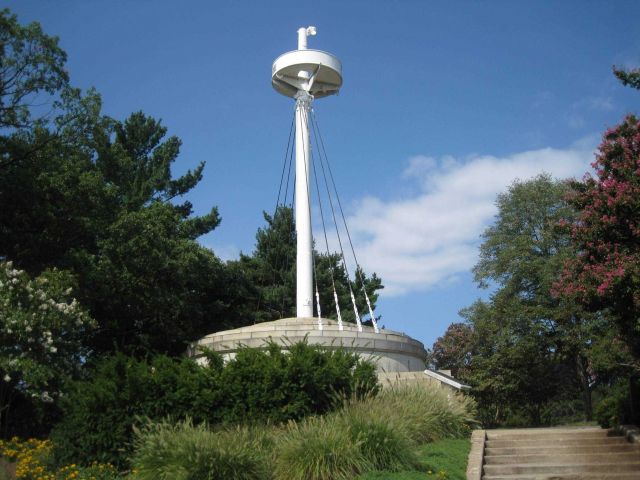 The mast of the Battleship MAINE at Arlington National Cemetery commemorating the 266 men who lost their lives in the sinking of the MAINE on February Picture