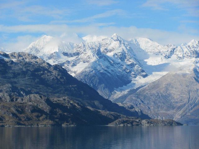 A scene in Glacier Bay. Picture