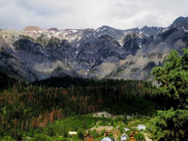 The Amphitheater at Ouray in the San Juan Mountains. Picture