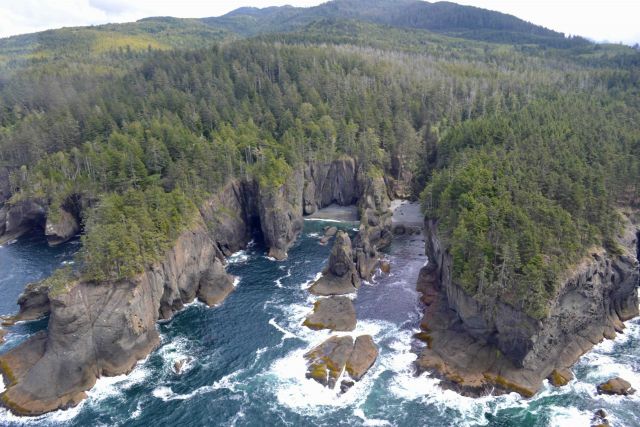 Beach caves and coves are secluded havens at the tip of Cape Flattery. Picture