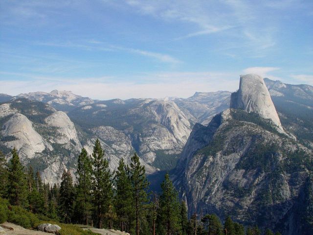 Half Dome and the Sierra Nevada Picture