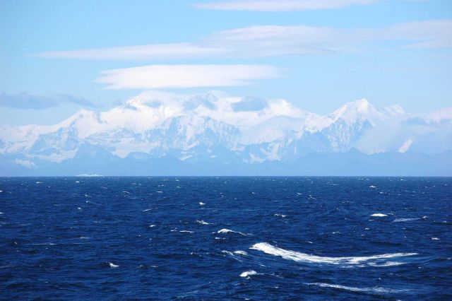 South Georgia Island as seen from the NOAA Ship RON BROWN Picture