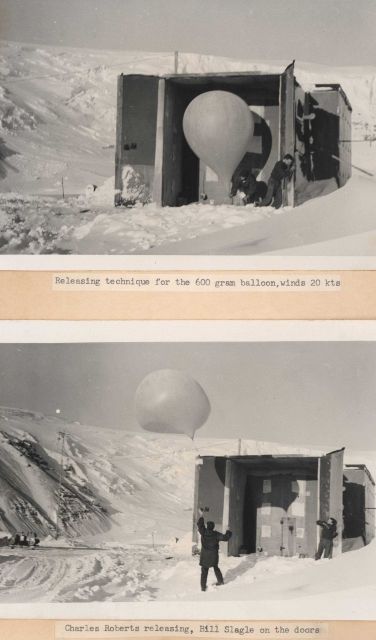 Releasing technique for the 600 gram balloon, winds 20 knowts Picture