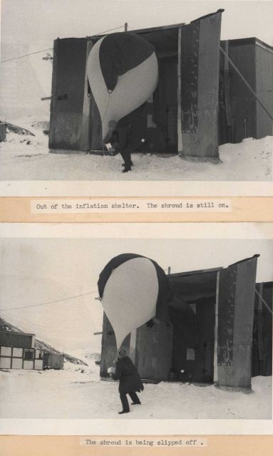 Modified shroud technique for releasing 800 gram balloon Picture
