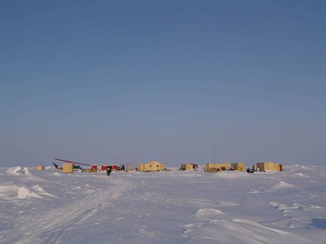 Home sweet home at the ice camp Picture