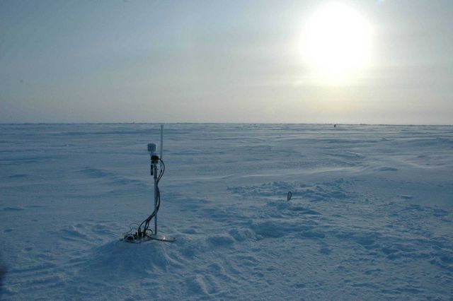 Ice stress buoy sensor array. Picture