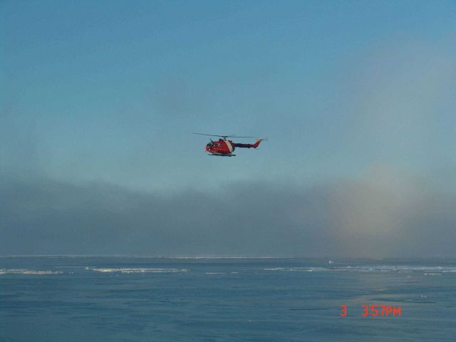 Canadian Coast Guard helicopter from Canadian Coast Guard icebreaker LOUIS S Picture