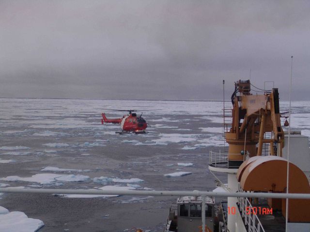 Canadian Coast Guard helicopter from Canadian Coast Garde icebreaker LOUIS S Picture