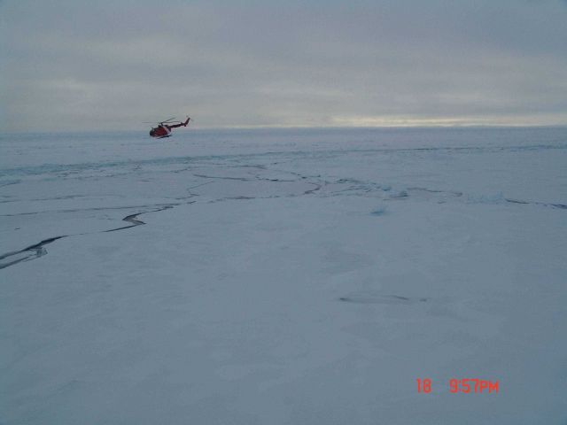 Canadian Coast Guard helicopter from Canadian Coast Garde icebreaker LOUIS S Picture