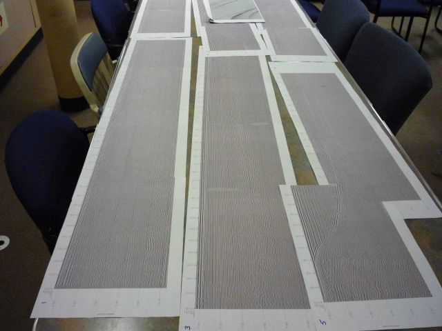 SRP (seismic reflection profiling) records showing the structure of the layers of rock below the surface of the Beaufort Sea Picture
