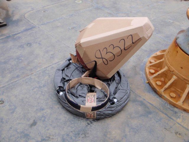 An instrumented buoy ready for deployment Picture