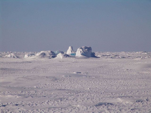 Unusual remnant of older multi-year ice Picture