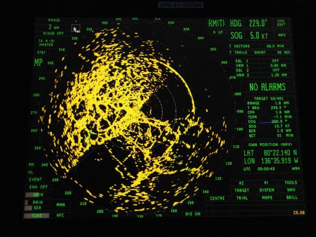 Radar view of ice cover Picture