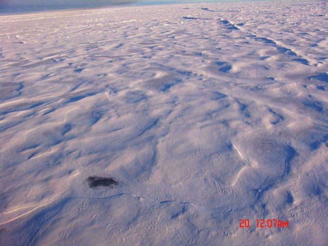 Hummocky appearance of multi-year ice Picture