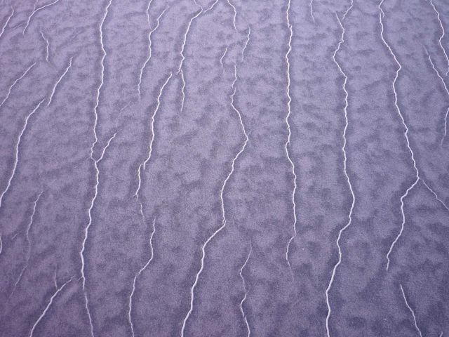 Patterns on new ice. Picture