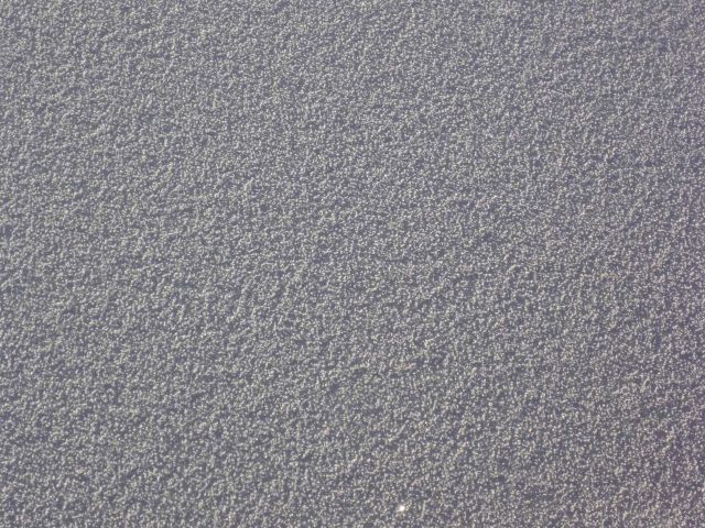 Graupel covering ice surface Picture