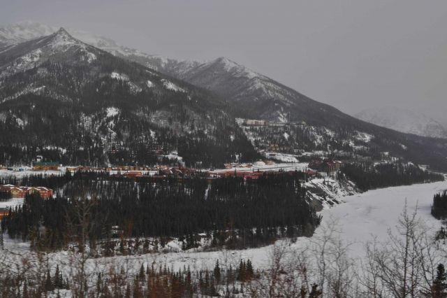 A scene along the Alaska Railroad Aurora Winter Train Picture