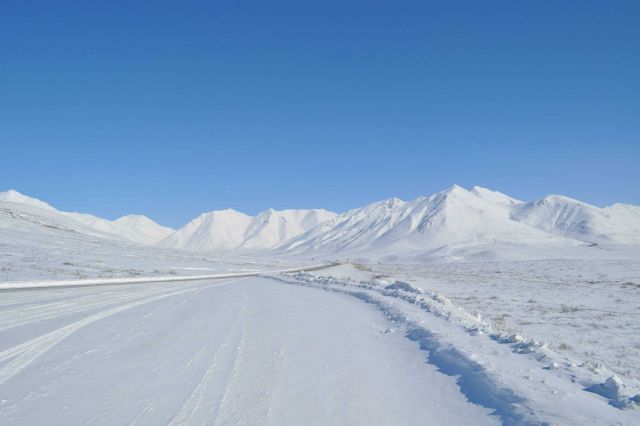 A scene along the Dalton Highway in the Brooks Range Picture