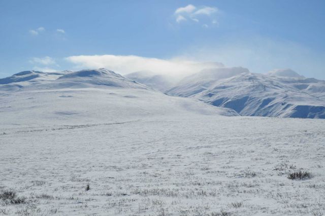 A scene along the Dalton Highway in the Brooks Range. Picture