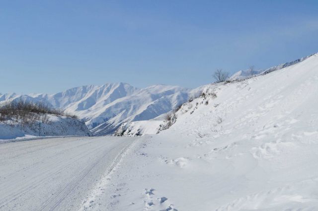 A scene along the Dalton Highway in the Brooks Range. Picture
