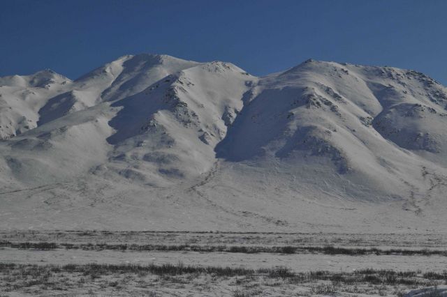 A scene along the Dalton Highway in the Brooks Range. Picture