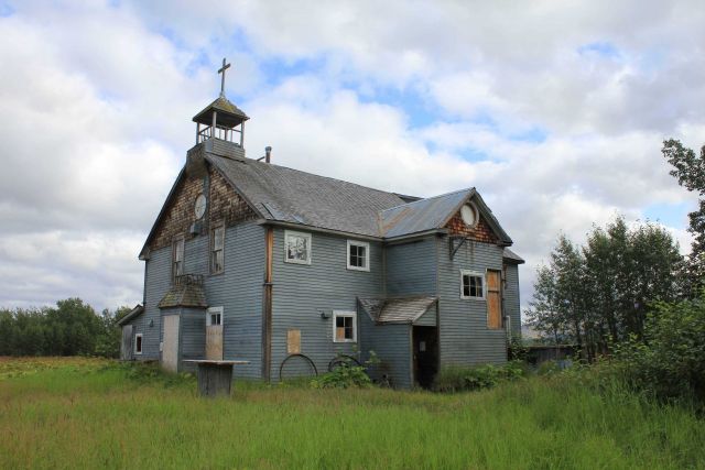 The Catholic mission at Pilgrim Hot Springs. Picture