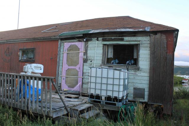 Homes along the Kougarok River Picture