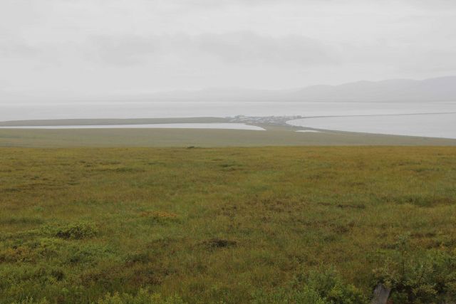 Overlooking Teller and Port Clarence from the Bob Blodgett Highway. Picture
