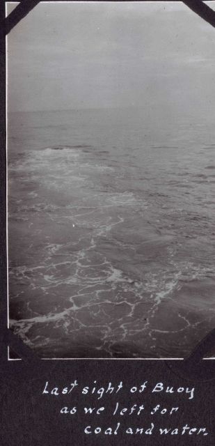 A mooring buoy in San Bernardino Straits when the current was running hard. Picture