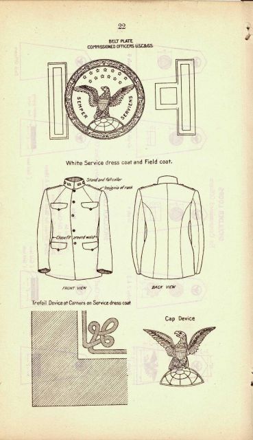 Belt plate, cap device and other uniform paraphernalia of USC&GS Picture