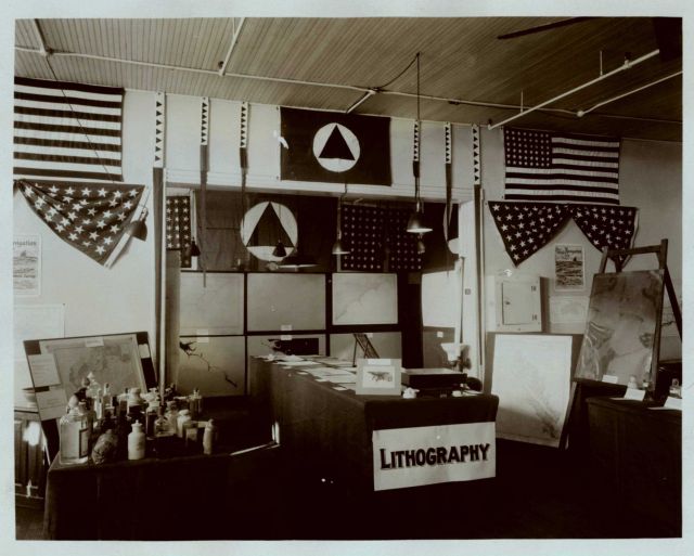 Coast and Geodetic Survey lithographic printing exhibit. Picture